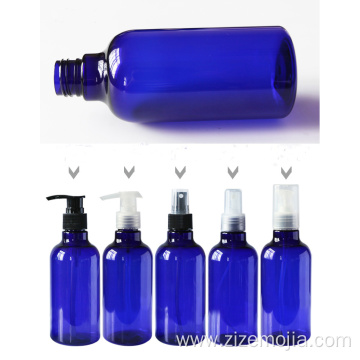 Plastic Type amber shampoo bottle Use with pump